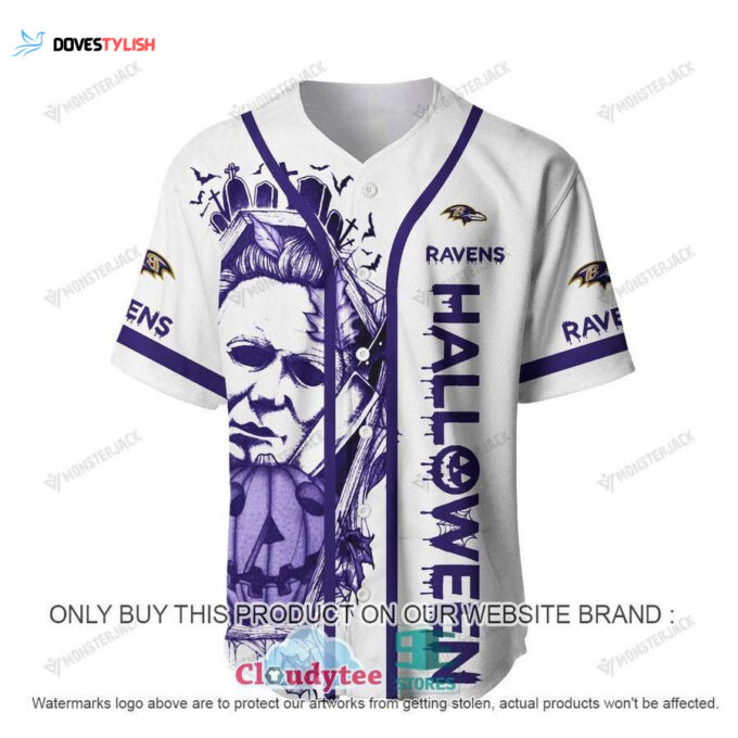 Baltimore Ravens Personalized Baseball Jersey