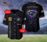 Baltimore Ravens Personalized Baseball Jersey