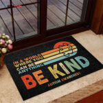 Be Kind Autism Awareness Doormat Autism Home Decor Autism Awareness Gift Idea HT