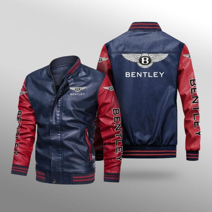 Bentley Leather Bomber Jacket