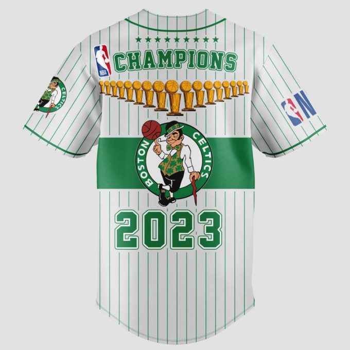 Boston Celtics Baseball Jersey Custom For Fans
