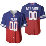 Buffalo Bills American Football Team Royal Color Crash Designed Allover Custom Gift For Bills Fans Baseball Jersey