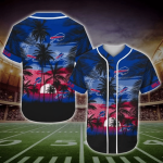 Buffalo Bills Tropical Baseball Jersey