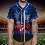 Buffalo Bills Tropical Baseball Jersey