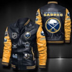Buffalo Sabres Leather Bomber Jacket