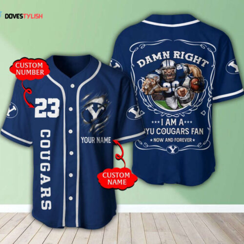 Denver Broncos Personalized Baseball Jersey Gift for Men Dad