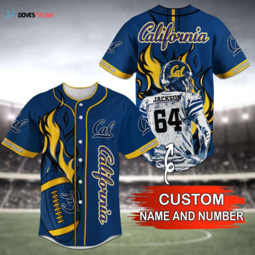 California Golden Bears Baseball Jersey Personalized 2023
