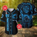 Carolina Panthers Baseball Jersey Custom Name And Number