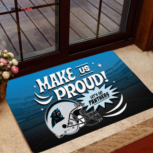 Carolina Panthers Doormat Home Decor 2024