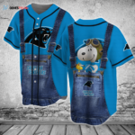 Carolina Panthers Personalized Baseball Jersey