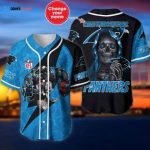 Carolina Panthers Personalized Baseball Jersey