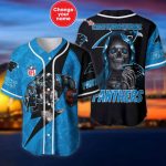 Carolina Panthers Personalized Baseball Jersey