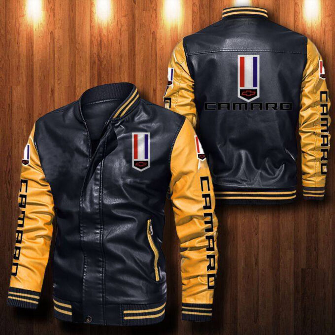 Chevrolet Camaro Leather Bomber Jacket