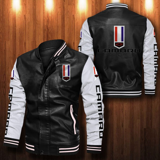 Chevrolet Camaro Leather Bomber Jacket