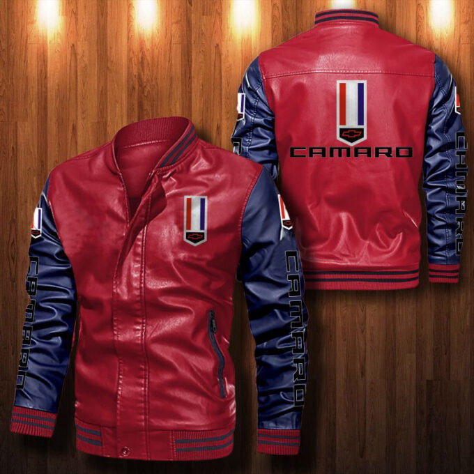 Chevrolet Camaro Leather Bomber Jacket