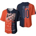 Chicago Bears 100 Years Of Bears Thank You For The Memories Signed Designed Allover Gift With Custom Name Number For Bears Fans Baseball Jersey Gift for Men Dad