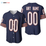 Chicago Bears American Football Team Legacy Vintage Navy Designed Allover Custom Gift For Bears Fans Baseball Jersey