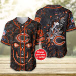 Chicago Bears Personalized Baseball Jersey