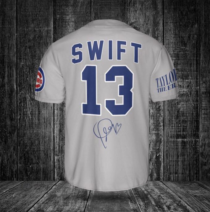 Chicago Cubs Taylor Swift Fan Baseball Jersey Gift for Men Dad