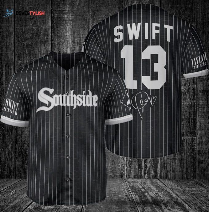 Chicago White Sox Taylor Swift Fan Baseball Jersey Gift for Men Dad