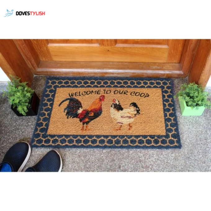 Chicken Easy Clean Welcome DoorMat