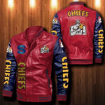 Chiefs Rugby Leather Bomber Jacket