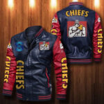 Chiefs Rugby Leather Bomber Jacket