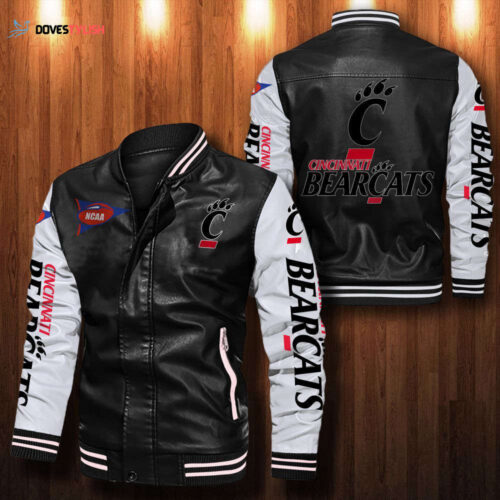 CINCINNATI BEARCATS Leather Bomber Jacket