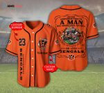 Cincinnati Bengals Personalized Baseball Jersey