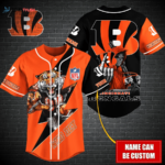 Cincinnati Bengals Personalized Baseball Jersey