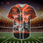 Cincinnati Bengals Tropical Baseball Jersey