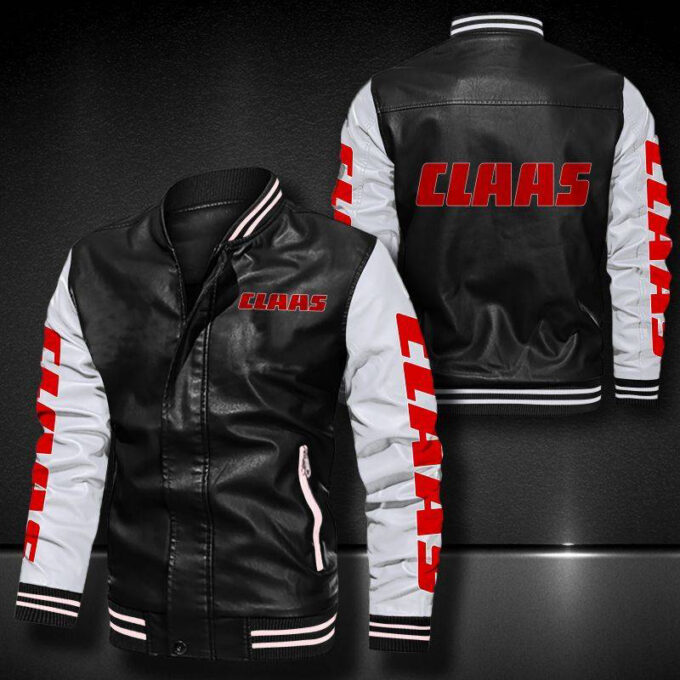 Claas Leather Bomber Jacket