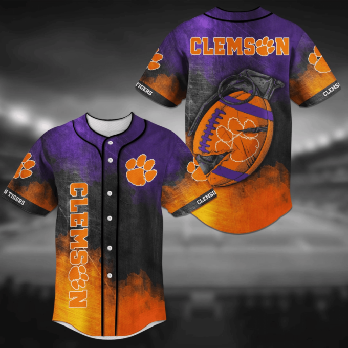 Clemson Tigers Baseball Jersey Custom For Fans