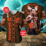 Cleveland Browns Halloween Personalized Baseball Jersey