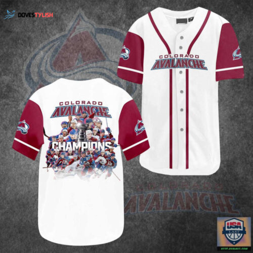 Colorado Avalanche Baseball Jersey For Fans