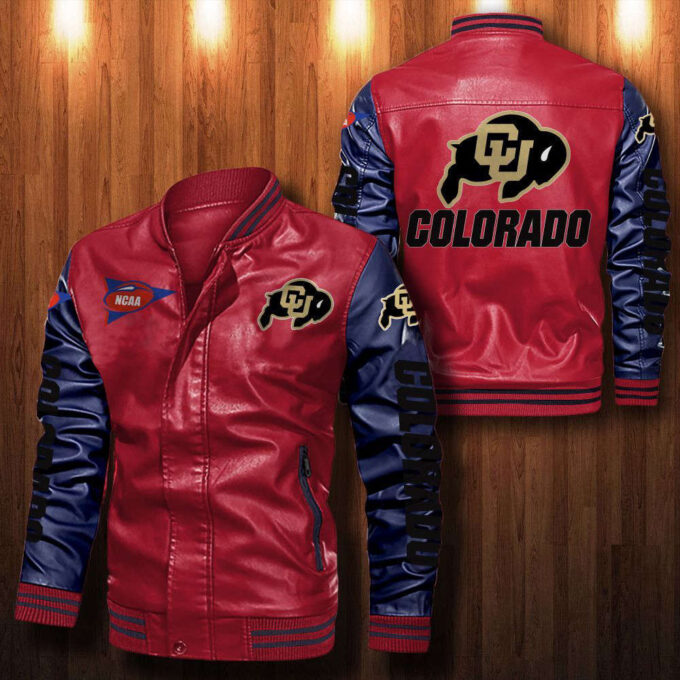 Colorado Buffaloes Leather Bomber Jacket