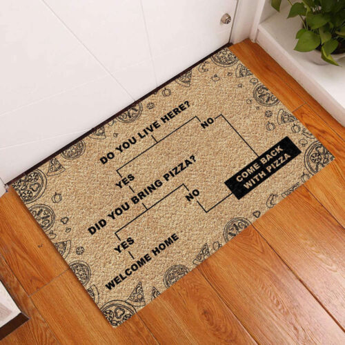Come Back With Pizza Funny Indoor And Outdoor Doormat Warm House Gift Welcome Mat Gift For Pizza Lovers