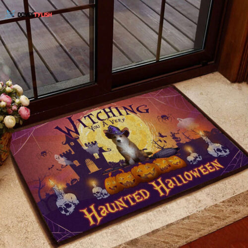 Dachshund Family Halloween Personalized Doormat Home Decor 2024