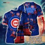 Customized MLB Chicago Cubs 3D T-Shirt Tropic MLB Style For Sports Enthusiasts