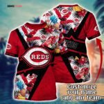 Customized MLB Cincinnati Reds 3D T-Shirt Aloha Vibes For Sports Enthusiasts