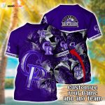 Customized MLB Colorado Rockies 3D T-Shirt Summer Symphony For Sports Enthusiasts