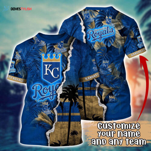 Customized MLB Tampa Bay Rays 3D T-Shirt Tropic MLB Style For Sports Enthusiasts