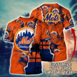 Customized MLB New York Mets 3D T-Shirt Tropic MLB Style For Sports Enthusiasts