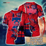 Customized MLB Philadelphia Phillies 3D T-Shirt Tropic MLB Style For Sports Enthusiasts