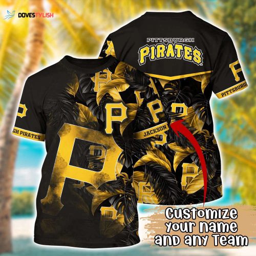 Customized MLB Pittsburgh Pirates 3D T-Shirt Summer Symphony For Sports Enthusiasts