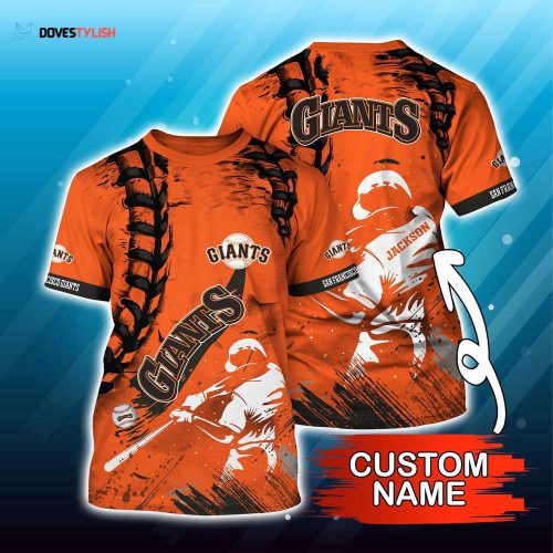 Customized MLB San Francisco Giants 3D T-Shirt Aloha Vibes For Sports Enthusiasts