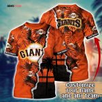 Customized MLB San Francisco Giants 3D T-Shirt Tropic MLB Style For Sports Enthusiasts