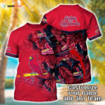 Customized MLB St. Louis Cardinals 3D T-Shirt Summer Symphony For Sports Enthusiasts