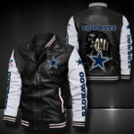 Dallas Cowboys Leather Bomber Jacket