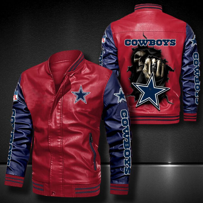 Dallas Cowboys Leather Bomber Jacket